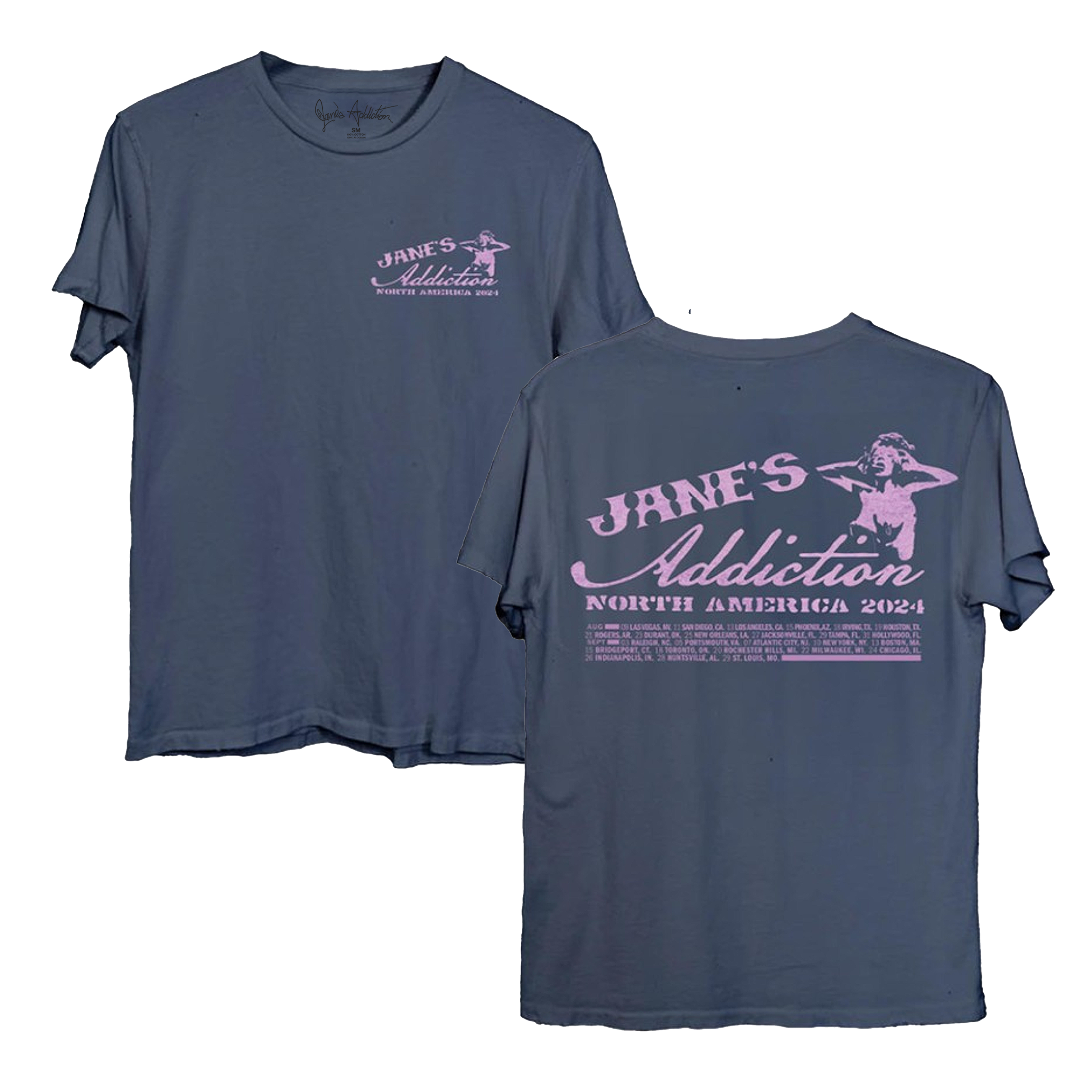 Jane's Live 2024 Grey Tee – Jane's Addiction